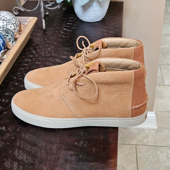 NWOT Sperry Men's Pluswave Ankle Boots, Tan, Sz 12 - Picture 3 of 16